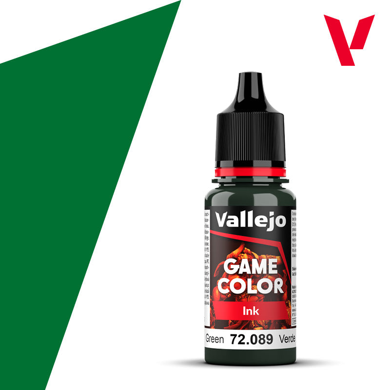 Green Ink - Game Colour Range 18ml - AV Vallejo Paints