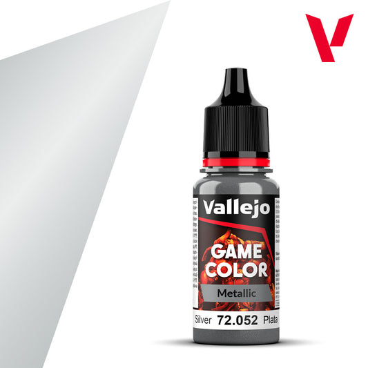 Silver - Game Colour Range 18ml - AV Vallejo Paints