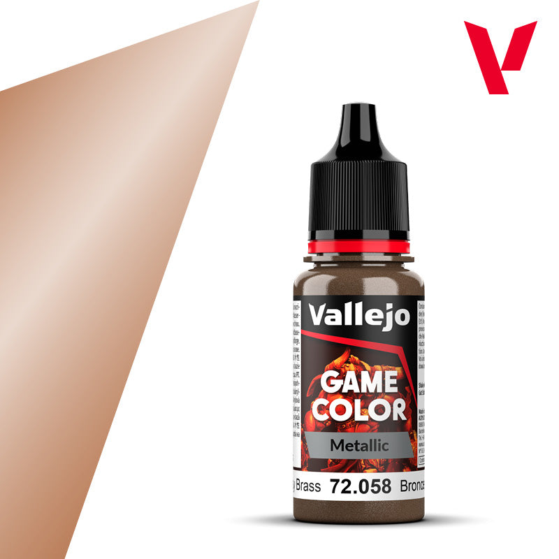 Brassy Brass - Game Colour Range 18ml - AV Vallejo Paints