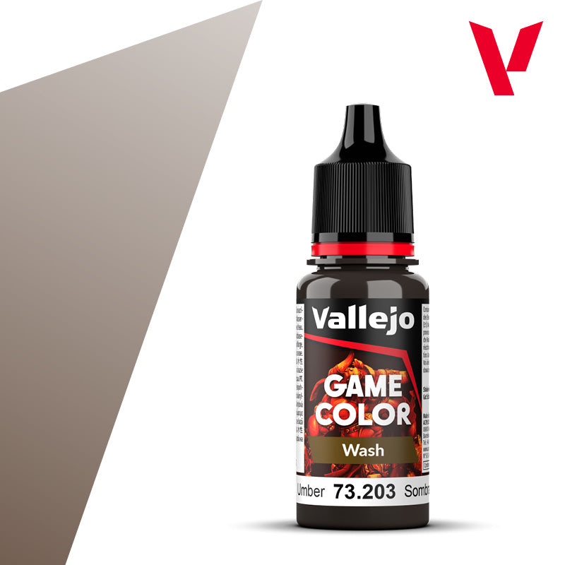 Umber Wash - Game Colour Range 18ml - AV Vallejo Paints