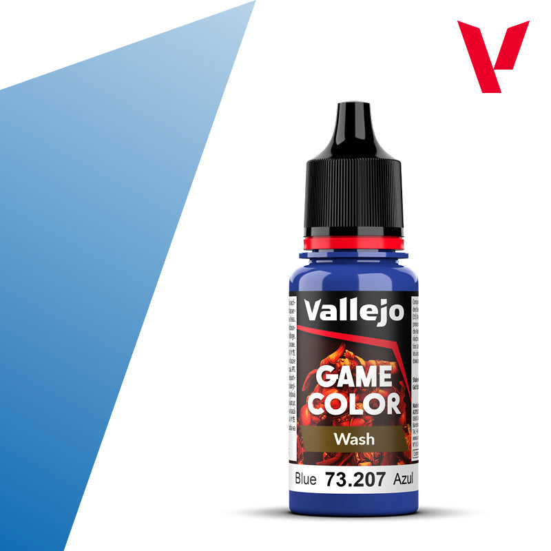 Blue Wash - Game Colour Range 18ml - AV Vallejo Paints