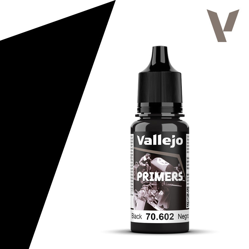 Black Primer - Game Air Range 18ml - Vallejo