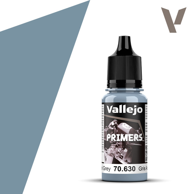 Steel Grey Primer - Game Air Range 18ml - Vallejo