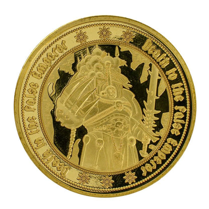 Pre Order: Warhammer 40,000: Chaos Collectible Coin - Warhammer Merchandise - Brand New